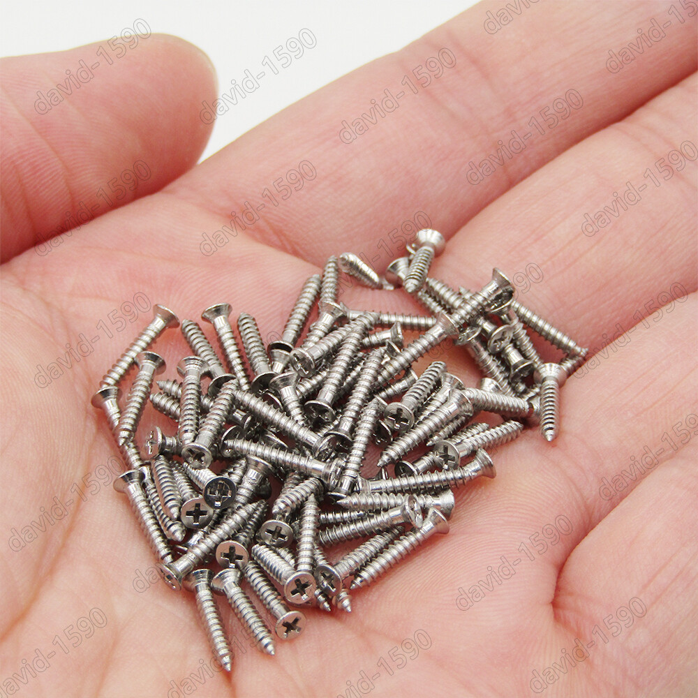 304SS Phillips Countersunk Flat Head Small Self Tapping Screws M1 M1.2 M1.4 M1.7