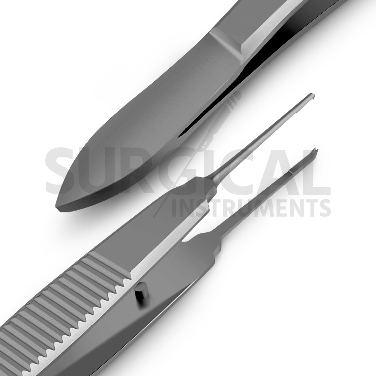 Castroviejo Suturing Forceps 4″ 0.6mm 1×2 teeth Surgical Instrument German Grade