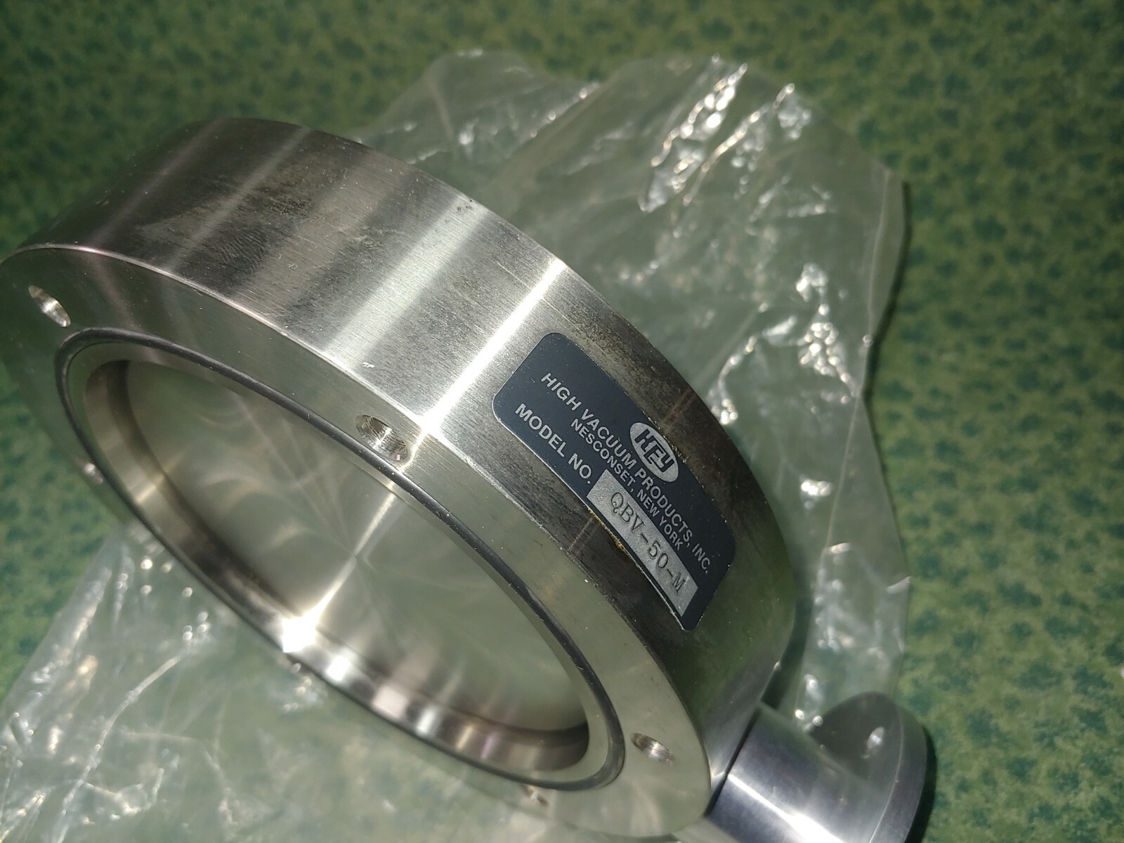 QBV-50-M Stainless Steel Vacuum Butterfly Valve High Vacuum Products (43200-F1)