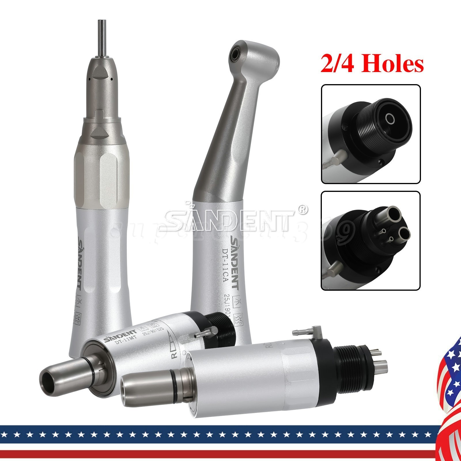 NSK Pana Max Style Dental High/Low Speed Handpiece Kit Air Turbine 4Hole 3Colors