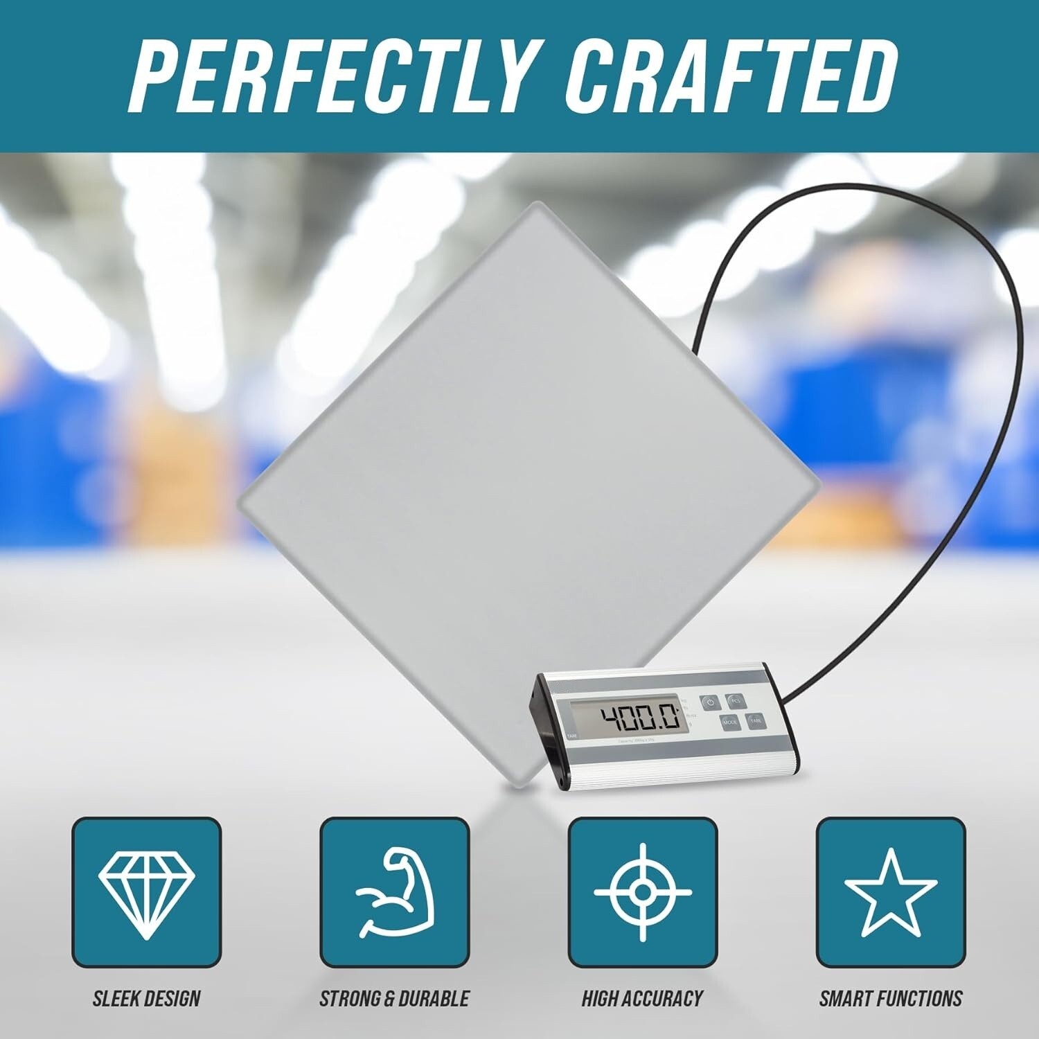 Bascula Balanza Digital Industrial 440lbs x 6 oz. Comercial En kg/g/lb/lb:oz NEW