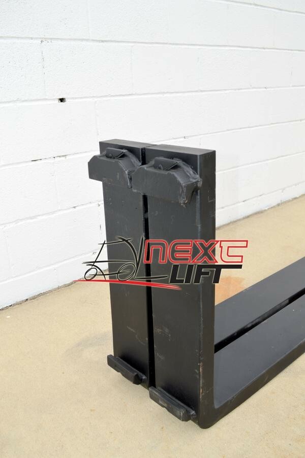 NEW CLASS III 3 8 FT FORKS 2″ X 6″ X 96″ (PAIR) FORKLIFT FORK FOOT