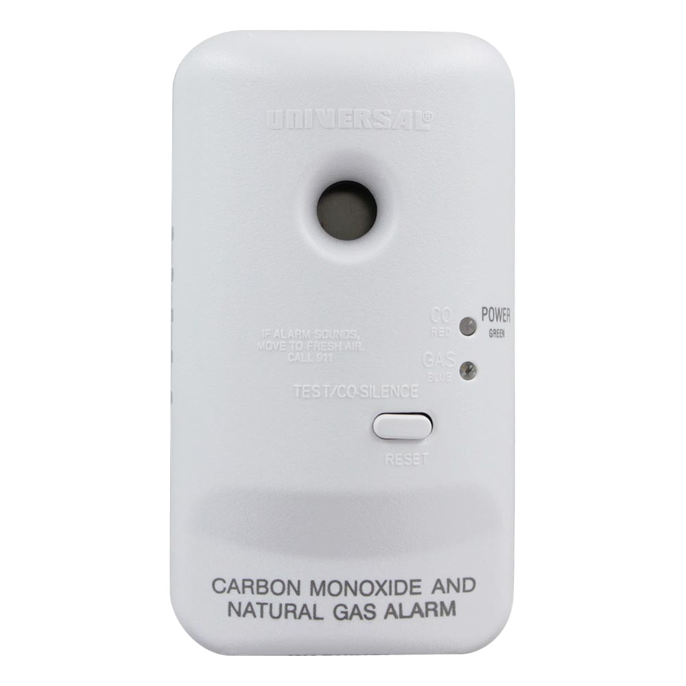 USI MCN400B Plug-In 2-in-1 Carbon Monoxide and Natural Gas Smart Alarm with batt