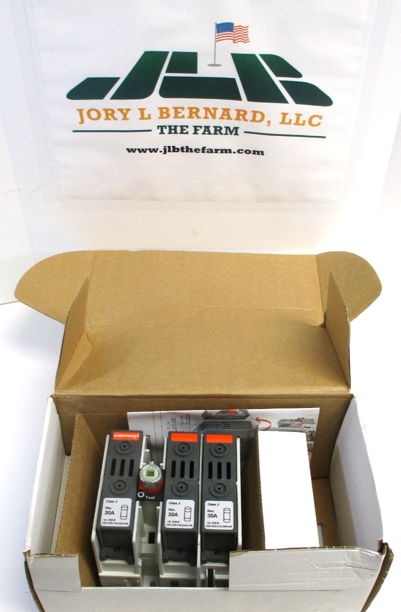 MERSEN , M30J12 , SWITCH FUSE , 30-AMP , 3-POLE , SURPLUS