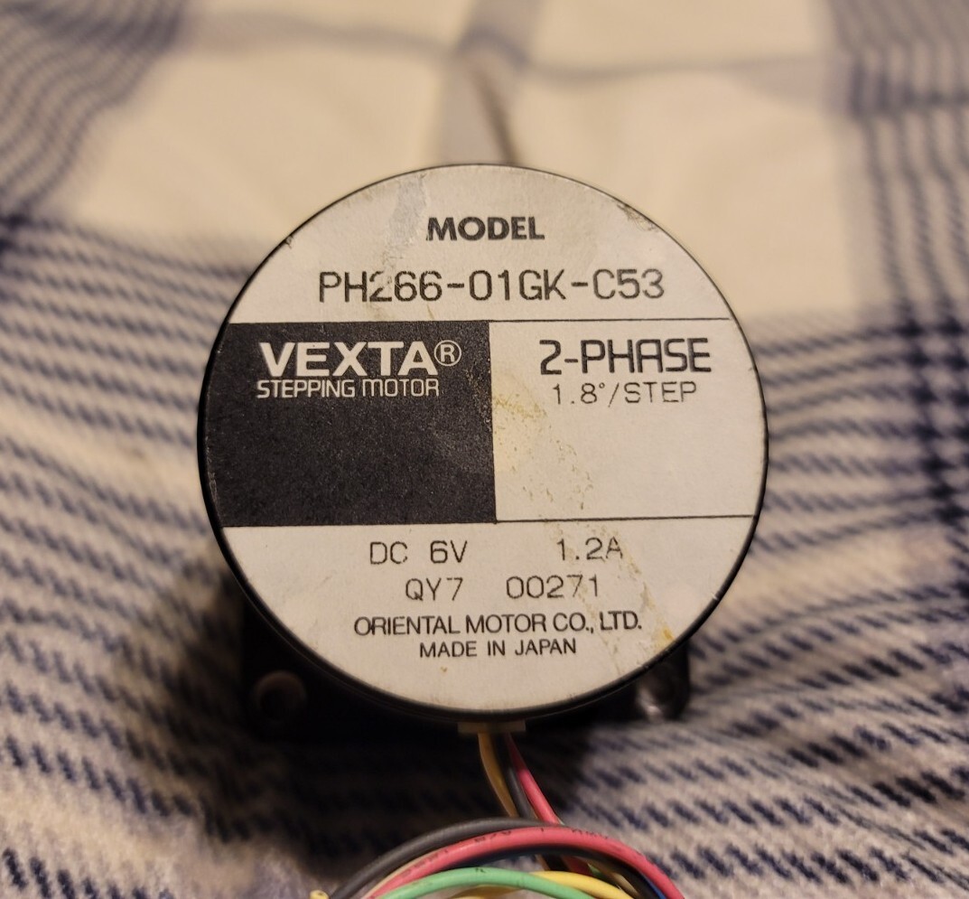 Oriental Motor Vexta PH266-01 6V 1.2A Stepping Motor