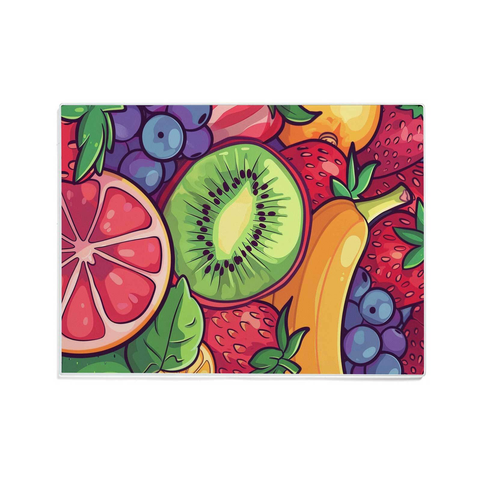 12pcs 15.4x11in White Rectangle Tempered Glass Cutting Board Sublimation Blanks