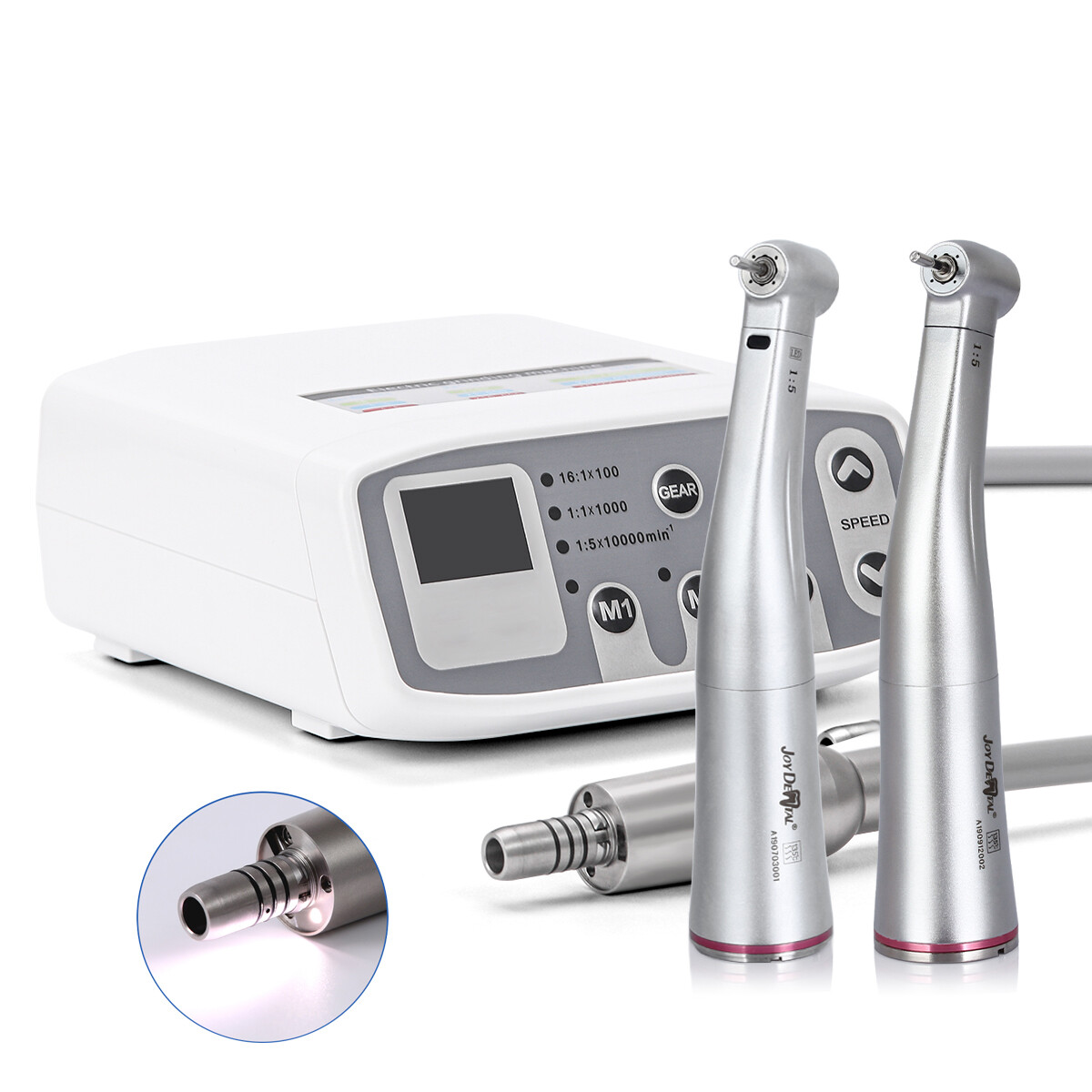 AZDENT Dental Electric Brushless LED Micro Motor/1:5 Increasing Handpiece NEW
