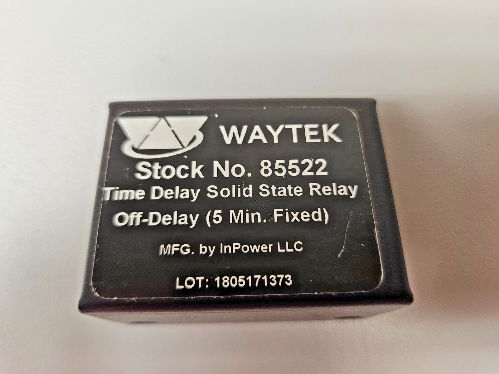 InPower VCM-04-05M Time-Delay Solid State Relay Off-Delay 5 Min Fixed