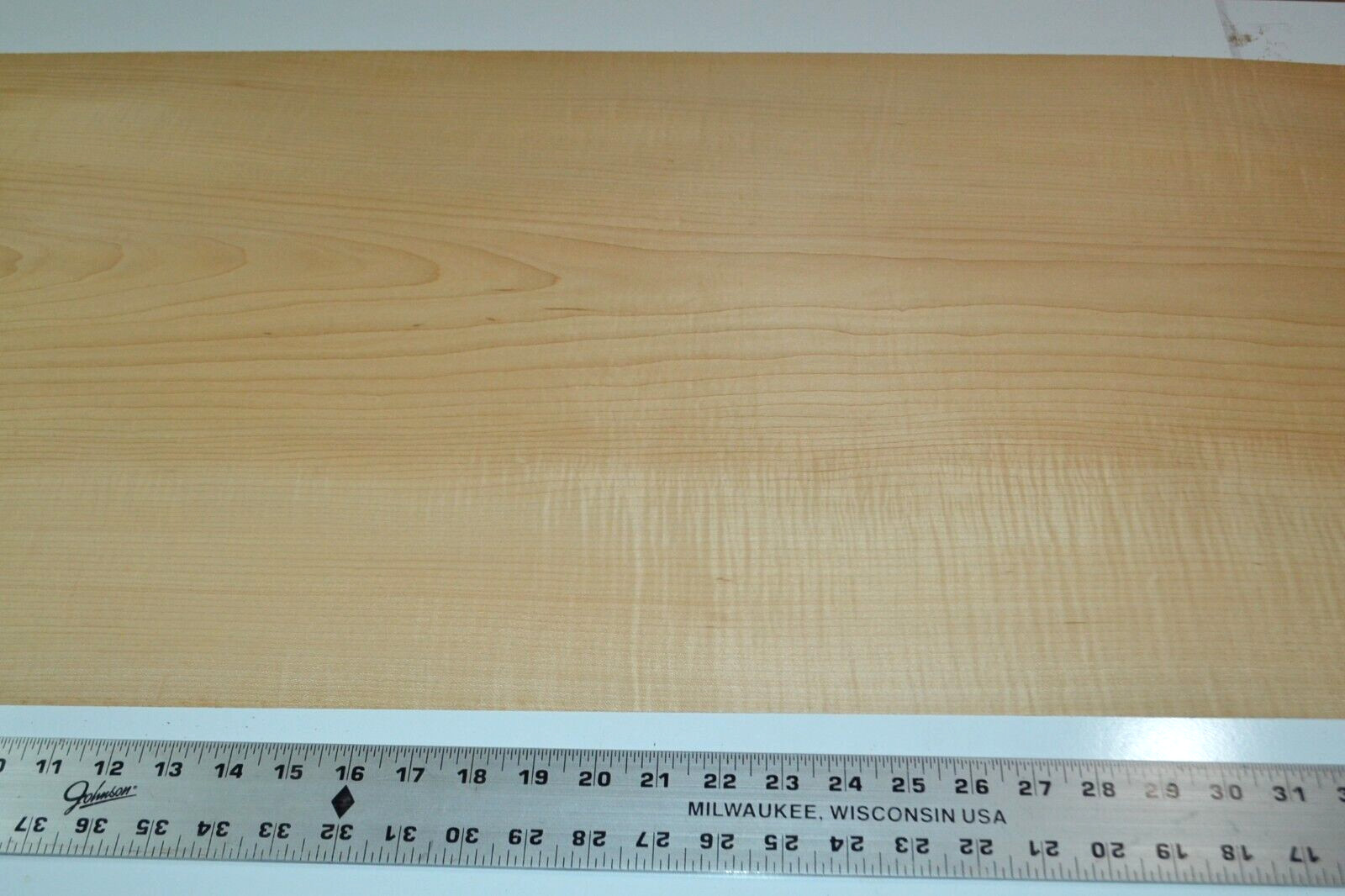 Maple Raw Wood Veneer Sheet 16.5 x 42 inches 1/42nd TONED 45941-37
