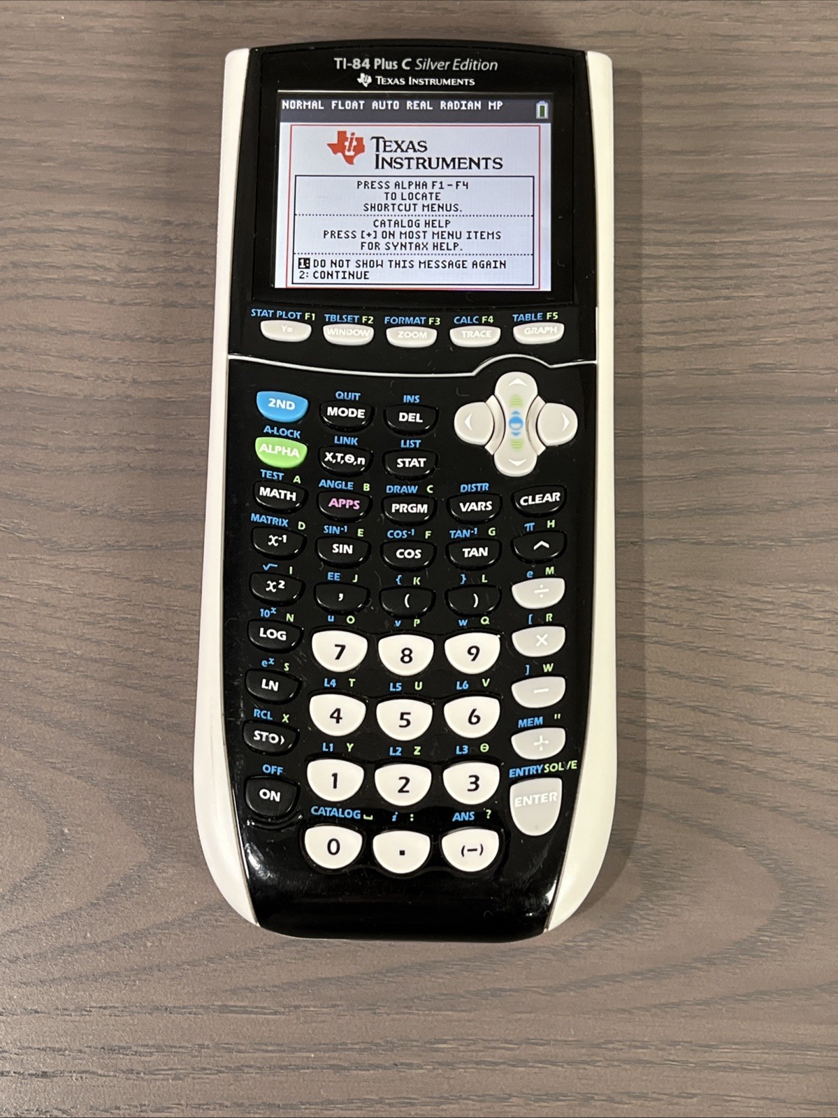 Texas Instruments TI-84 Plus C Silver Edition Graphing Calculator Tested & Works