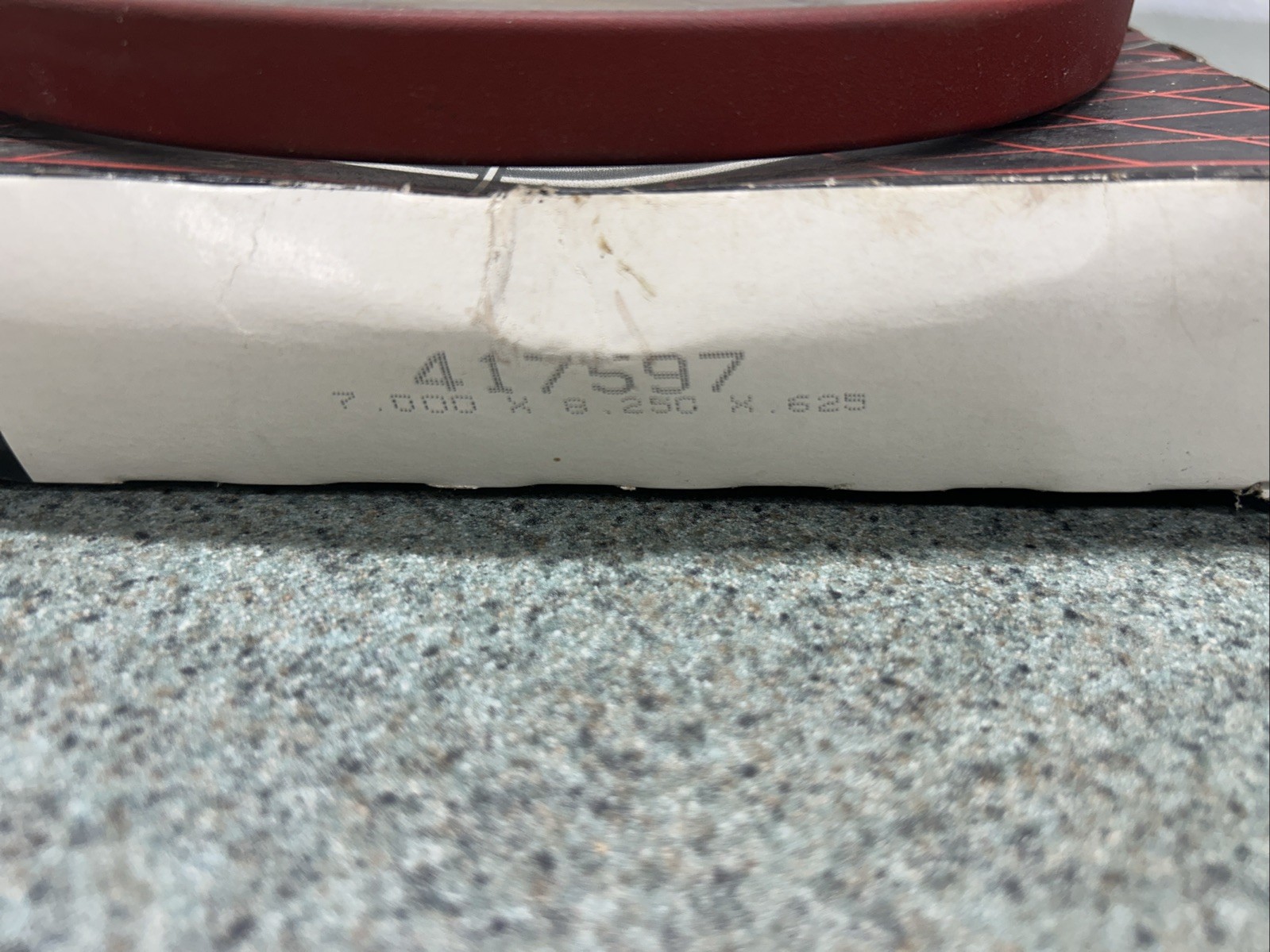 NATIONAL 417597 Nitrile Oil Seal 7.000 in Shaft, 8.257 in OD, 0.625 in Width