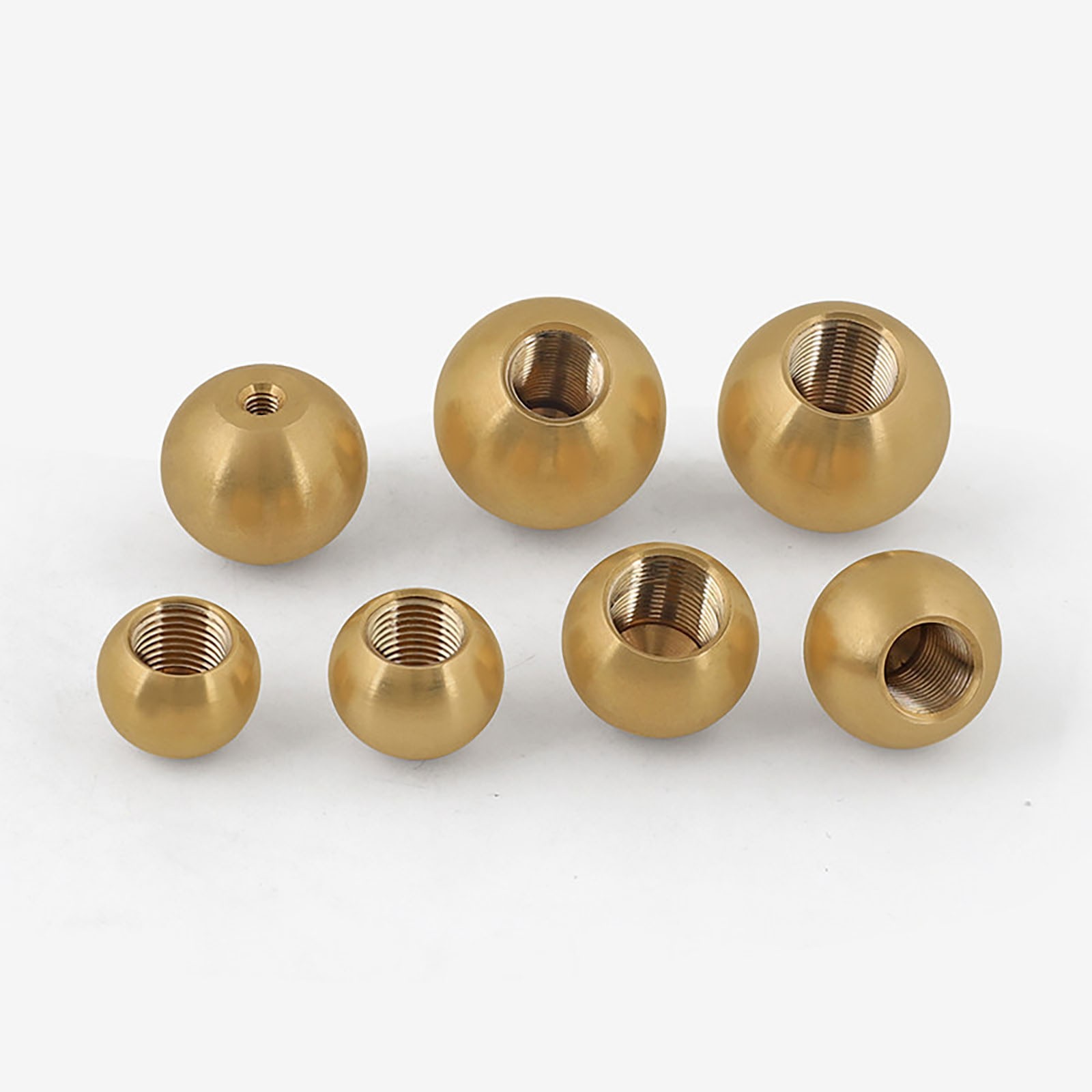 Solid Brass Ball Nut Threaded Sphere Finial Cap Decorative Nut M3 M4 M6 M10 M12