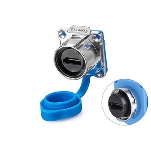 HDMI 2.0 Male Plug&Female Socket Connector w/ 40″ Cable Outdoor Waterproof IP67