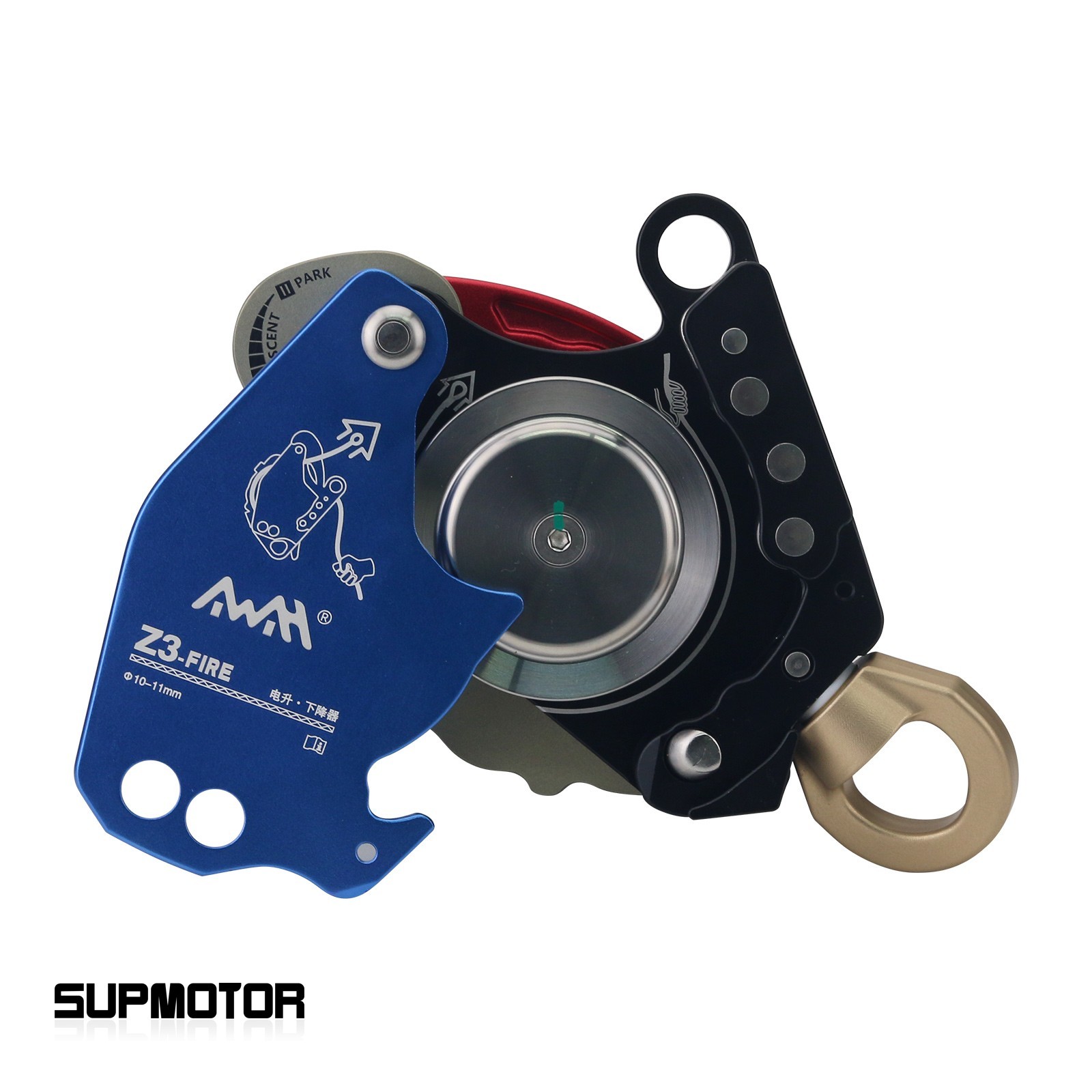 Z3-FIRE Blue Ascent Descent Device Comes with Universal Joint without Tool Box