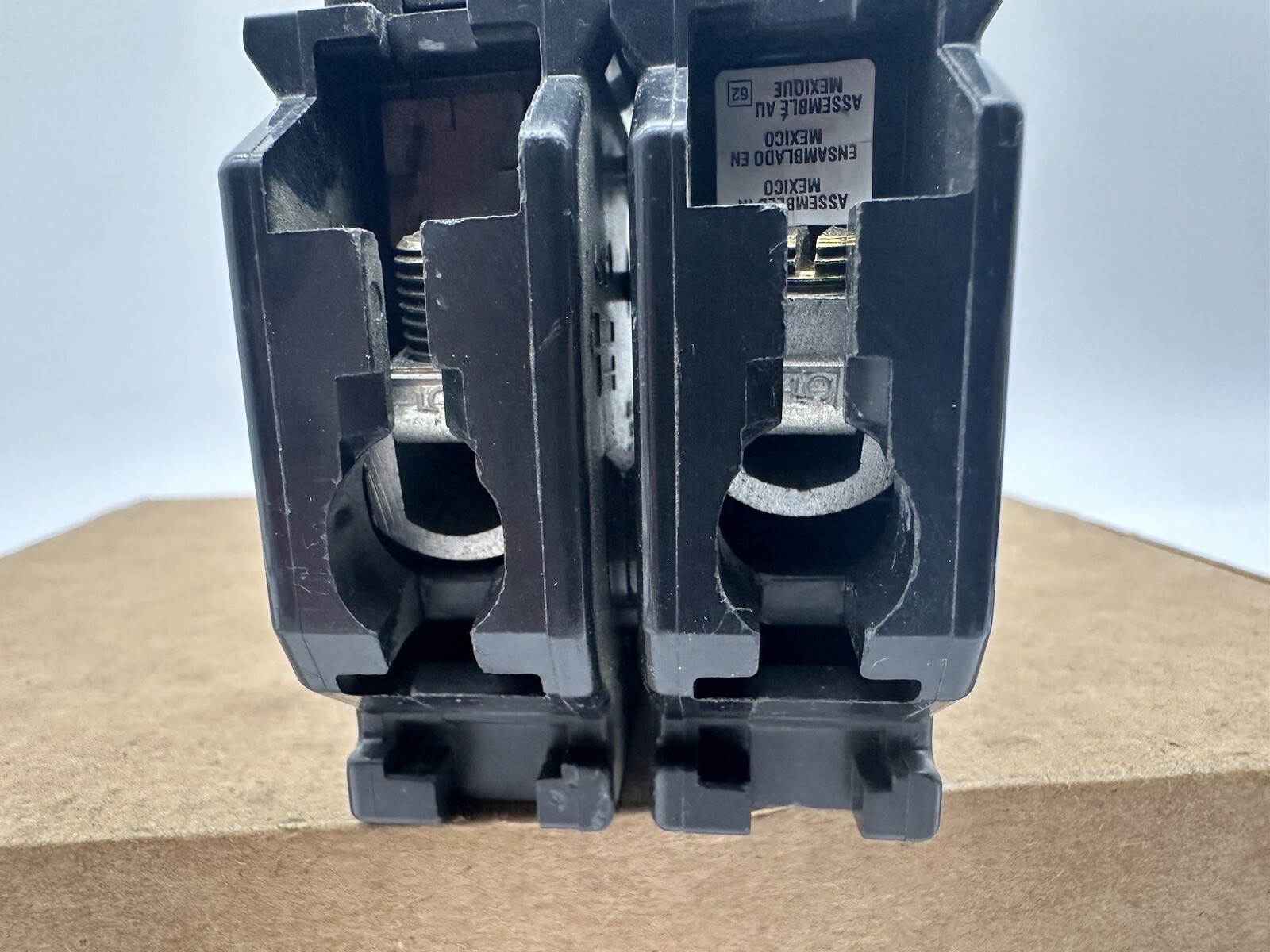 Square D HOM263 HOM 263 Plug-in Mount Circuit Breaker 50 Amp 120/240V EUC