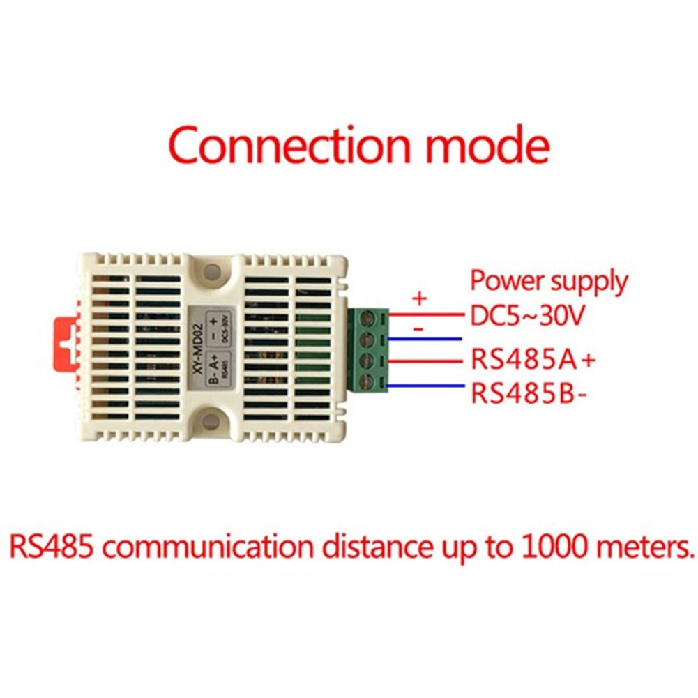 XY-MD02 Temperature Humidity Transmitter Detection Sensor Module Modbus S3385
