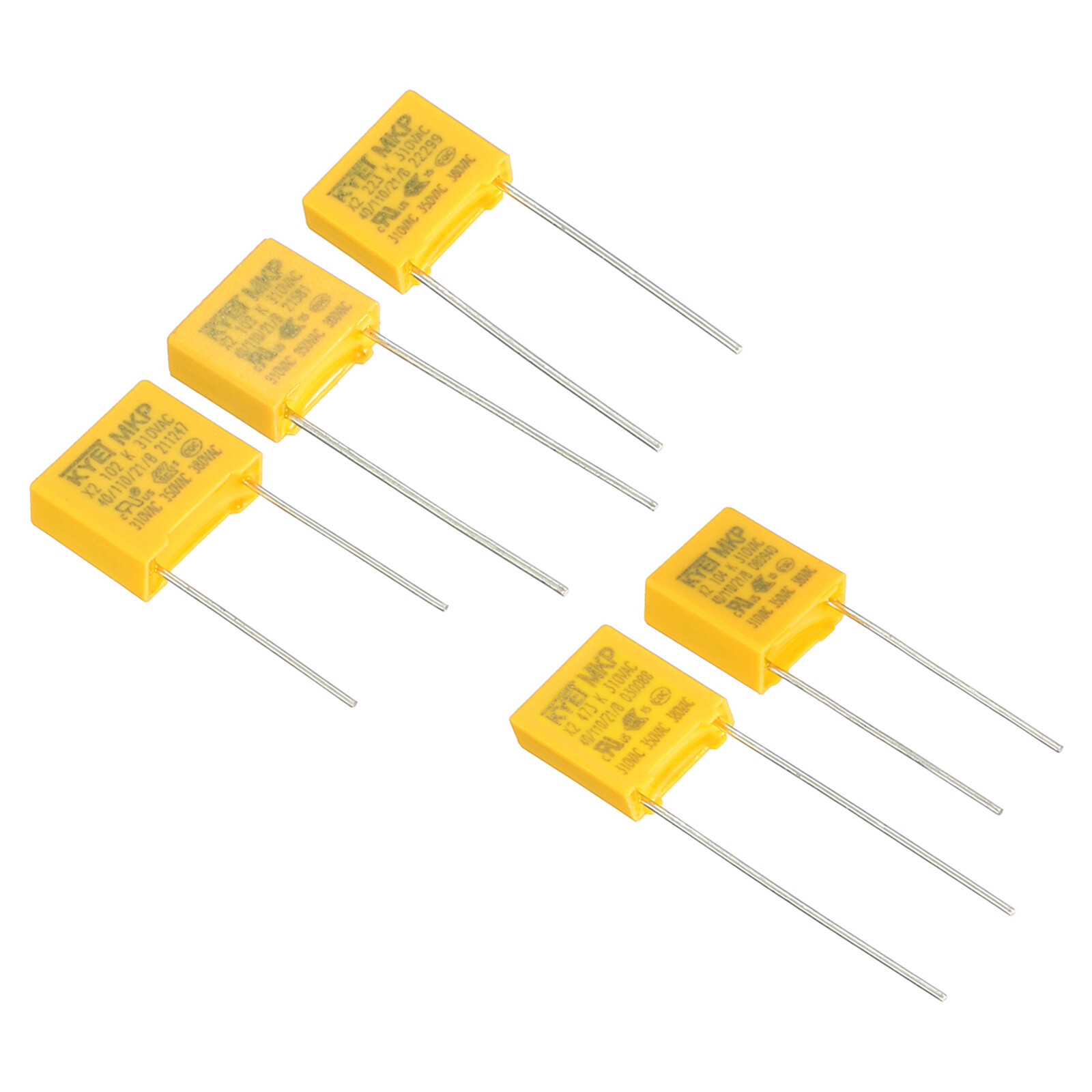 1Set/50Pcs 0.001/0.01/0.022/0.047/0.1uF Safety Capacitors