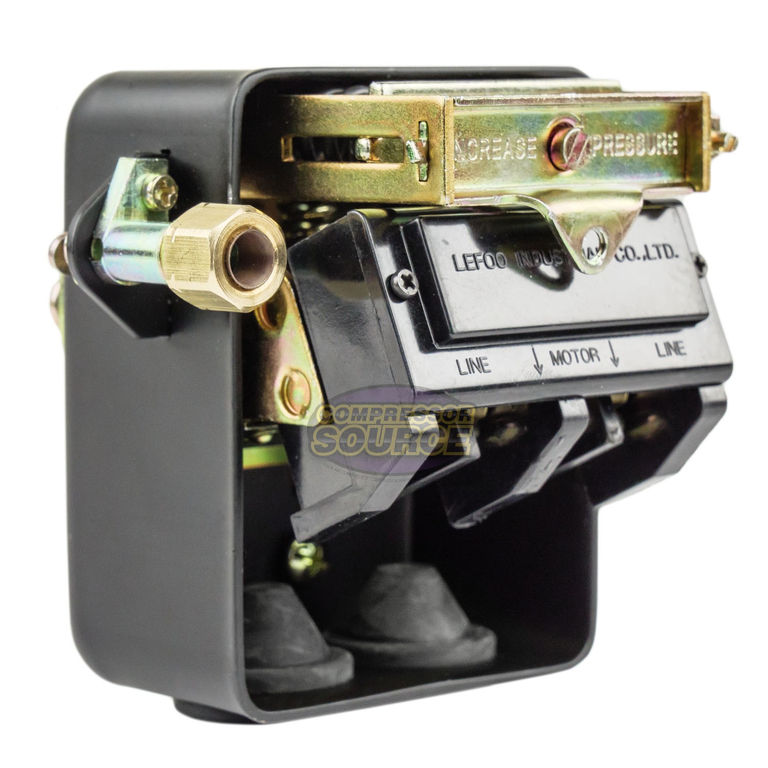 22 Amp 145-175 PSI Air Compressor Pressure Switch Control w/ All Metal Housing