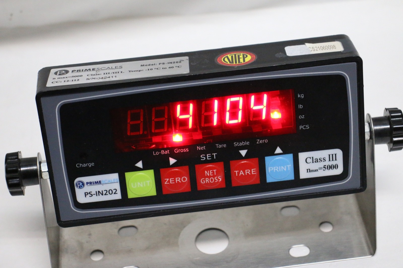 Prime Scales PS-IN202 Weight Indicator and cable