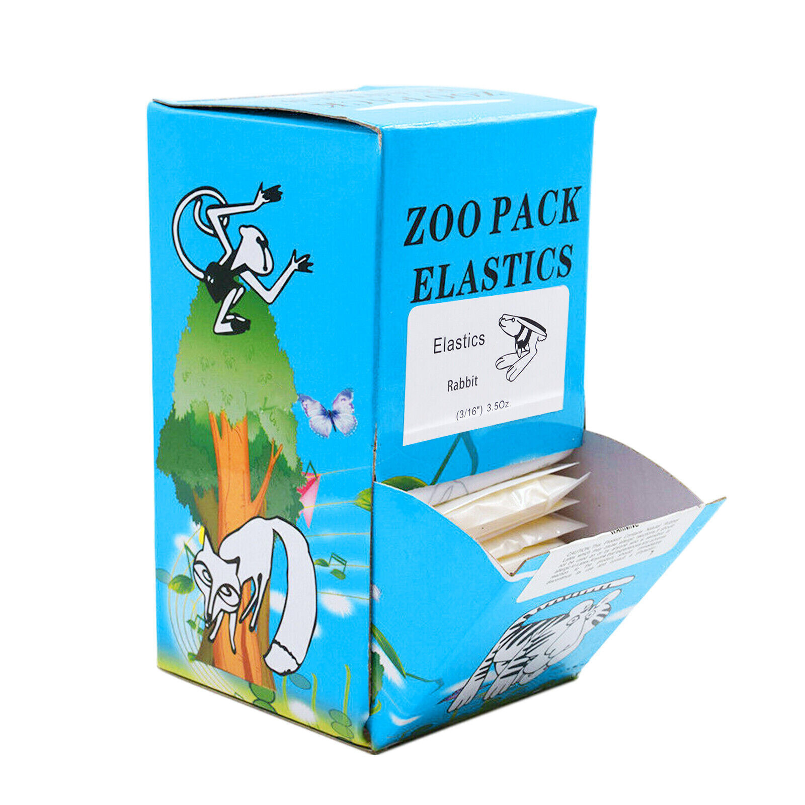 Dental Orthodontic Rubber Bands Elastics Elastic Ring Latex Braces Bracket 5000/