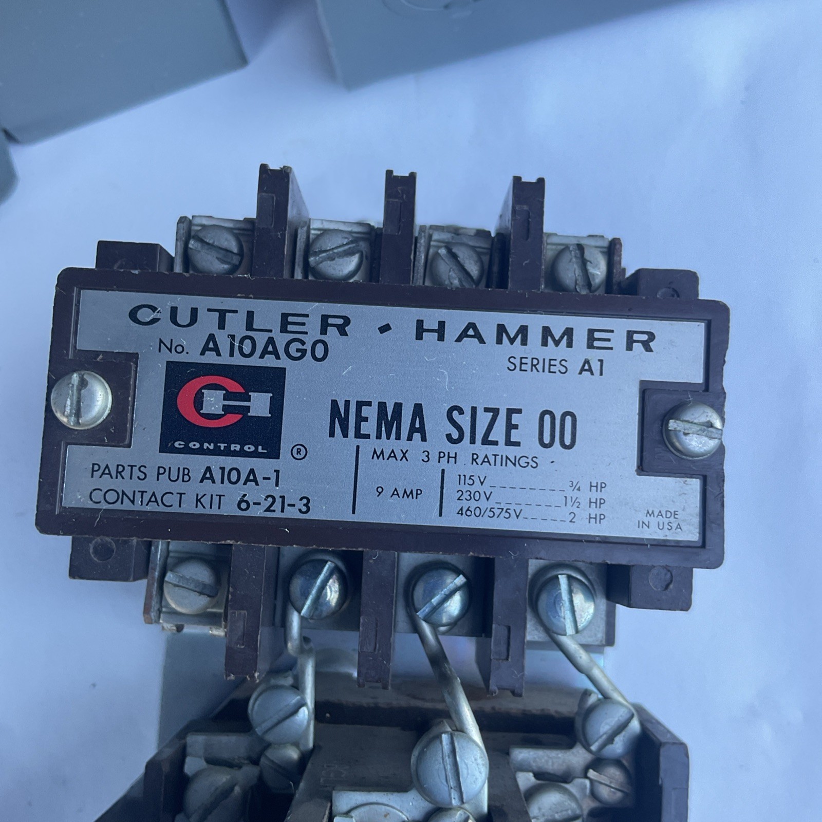 CUTLER HAMMER A10AGO 00 Starter