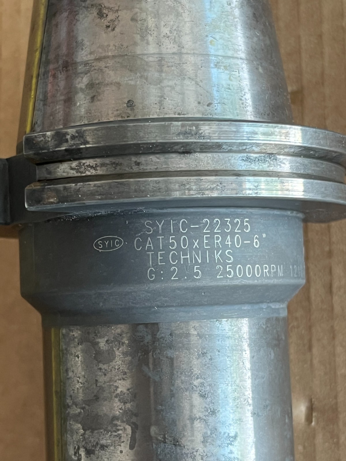 Techniks CAT50 ER40 Collet Chuck CAT50XER40-6 – Precision High-Speed. #31. READ!