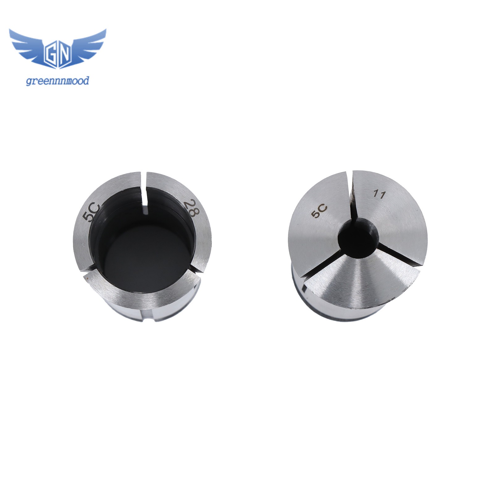 28 Pcs Precision Metric 5-C Collet Set with Rack 1mm TO 28mm 5C