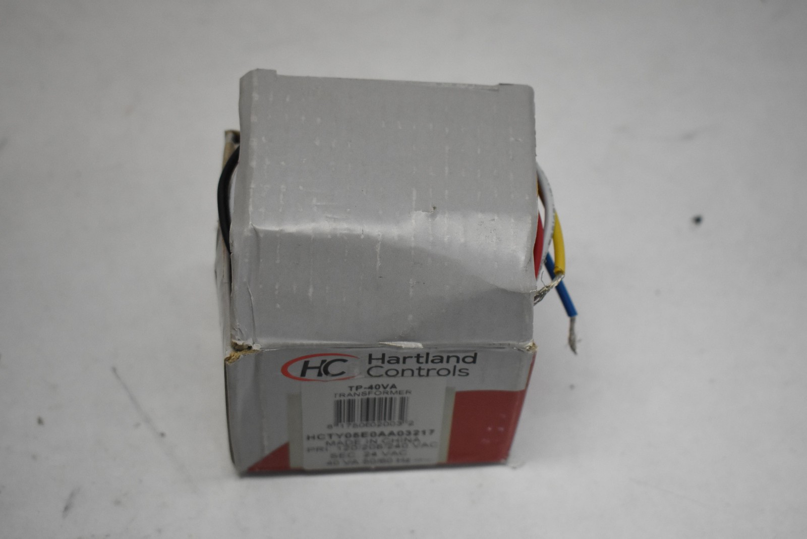 Hartland Controls TP-40VA 40VA Transformer 120/208/240V To 24VAC HCTY05E0AA03