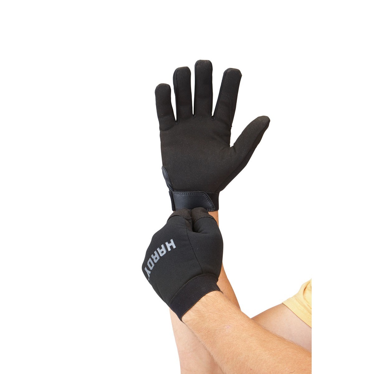 1 Pair Of Work Gloves Men Mechanics Synthetic Leather