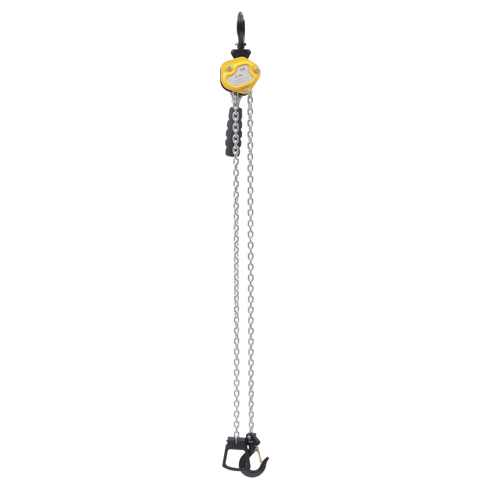 Small Lever Block Chain Hoist Ratchet Type Come Along Puller 5 FT Lift 0.25 Ton