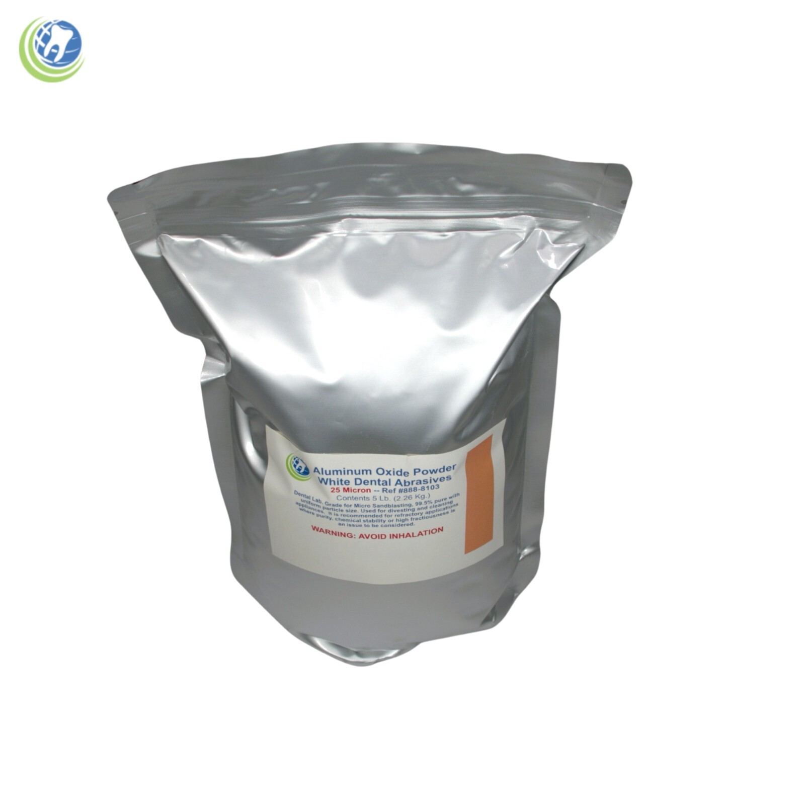 5 Lb Dental Grade White Aluminum Oxide 25 Micron Polishing Blasting Abrasive 99%