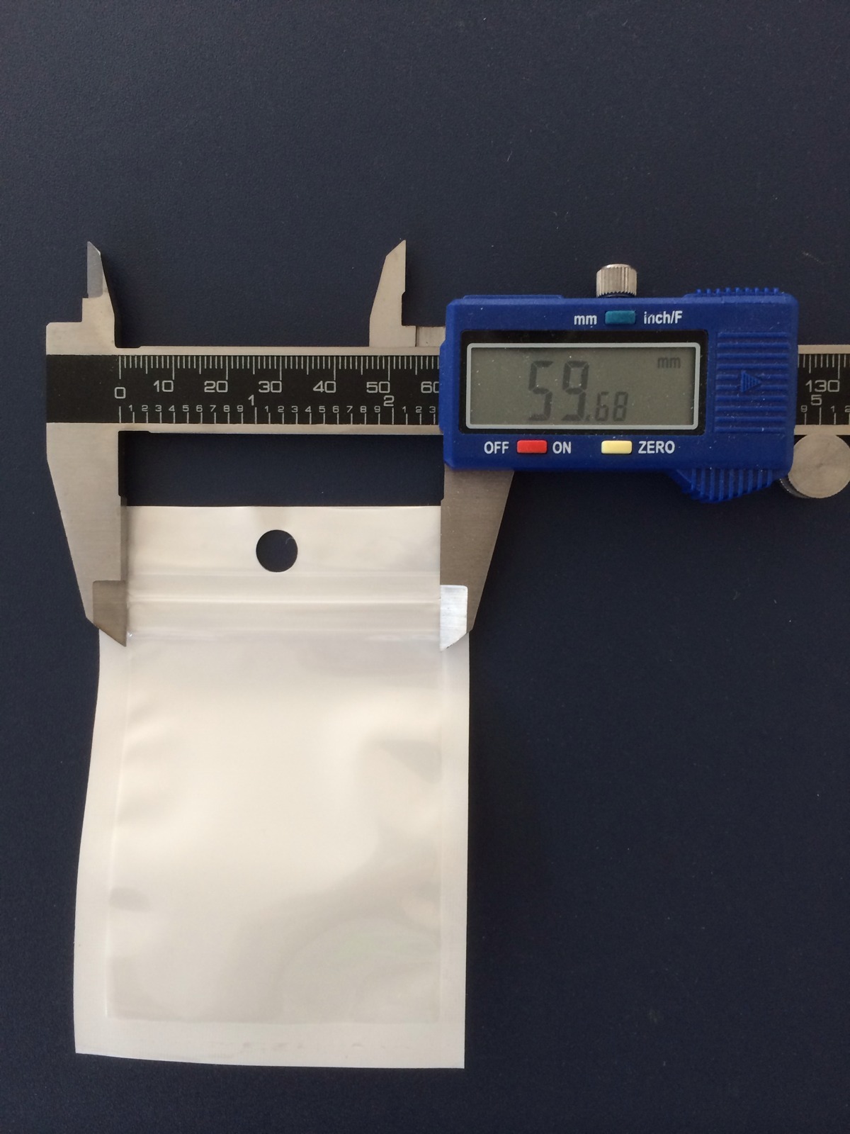 10 X Semi Transparency Zip Lock bag 70mm * 60mm reclosable