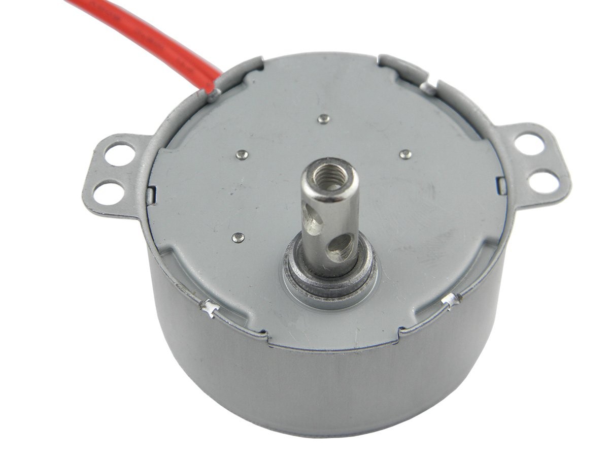 Low Noise 7.5 9RPM Electric Motor AC 110 120V Synchronous CCW Rotation