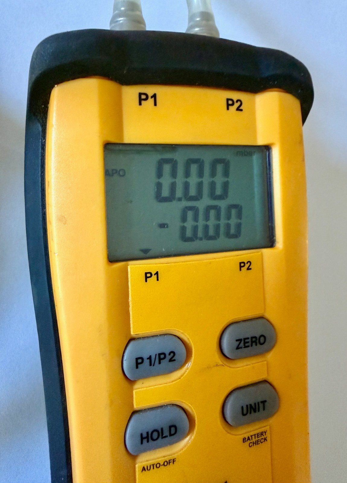 Fieldpiece SDMN5 Dual Port Manometer HVAC Gas Pressure Tester w/ Hoses TESTED