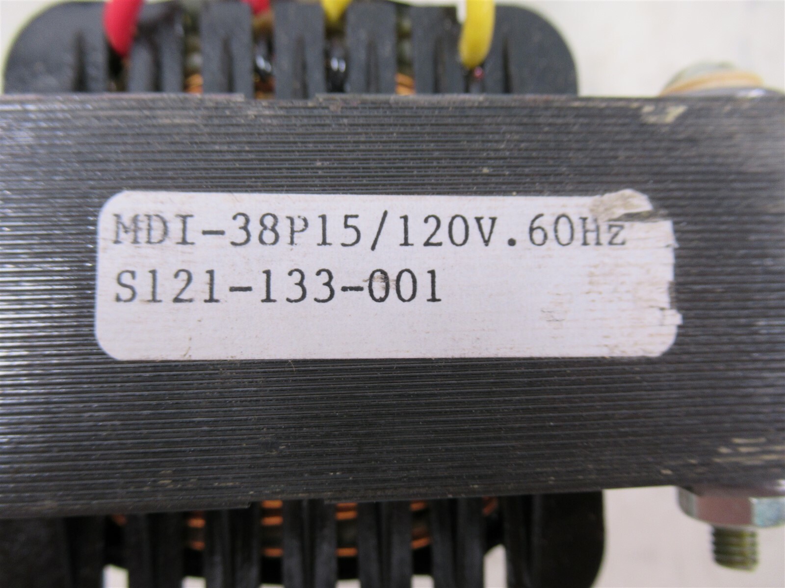 Transformer MDI-38P15 120V 60Hz S121-133-001