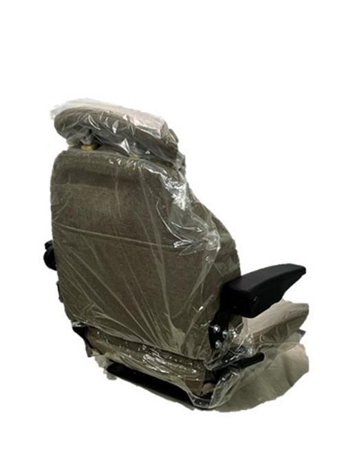 Brown Fabric Tractor Seat w/ Armrests, Sliderails and Swivel- 11″ x 13″ Mounting