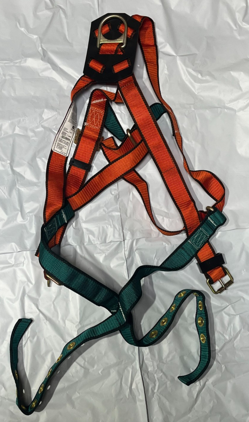 MSA 415489 Construction Roofing Climbing Body Harness Belt Fall Protection XLRG