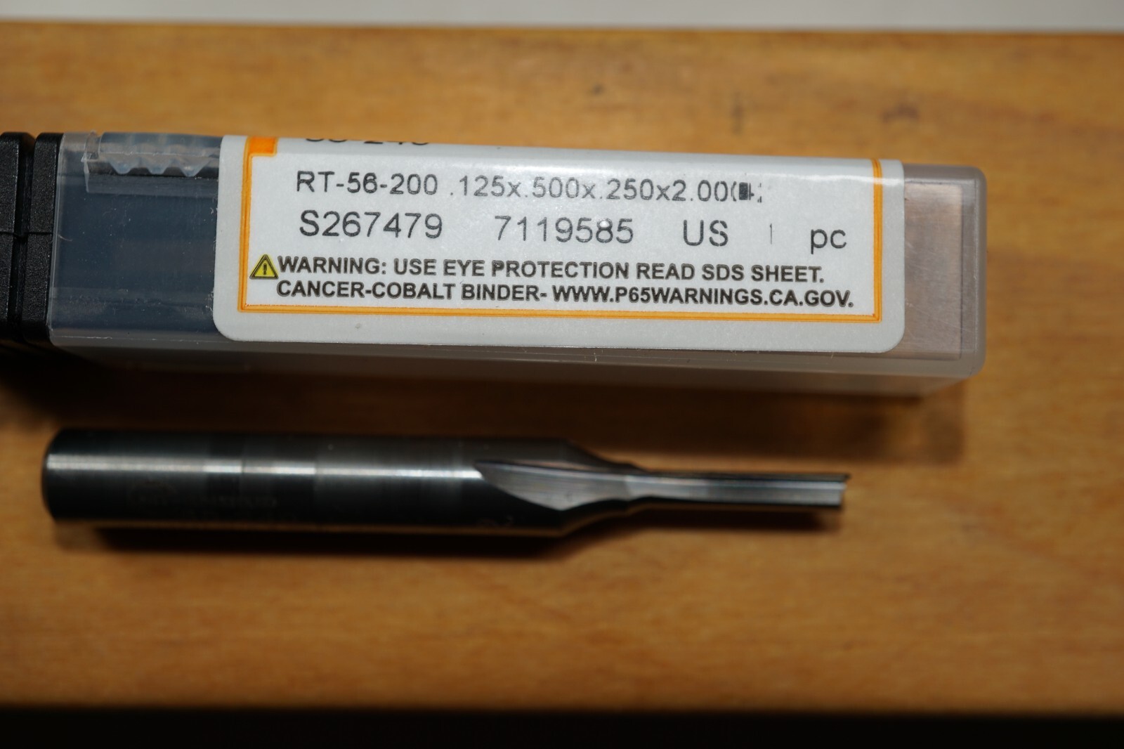 Wood and Composites 1/8″ Solid Carbide Two Flute Router Bit LMT-ONSRUD 56-240