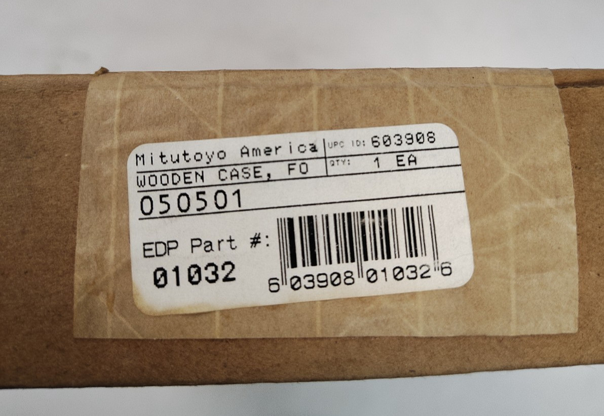 Mitutoyo Mahogany wooden box for 6″ Caliper & Micrometer New