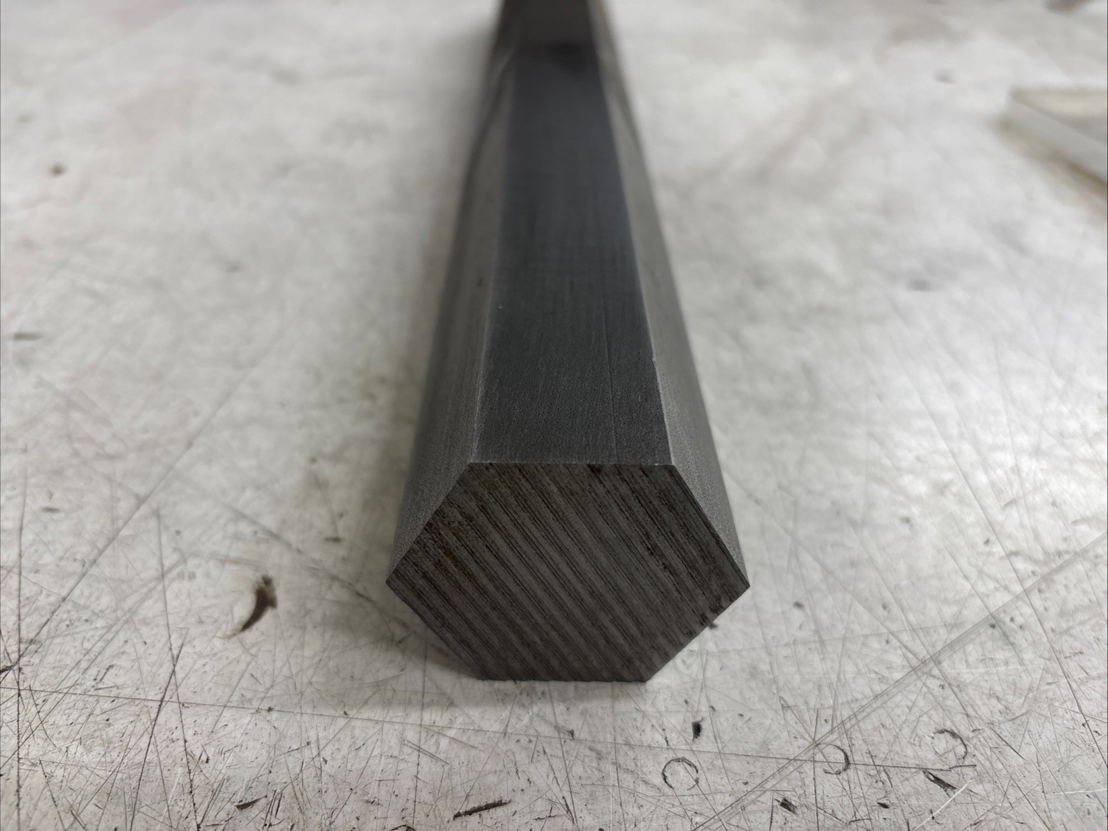 12L14 Cold Rolled 2″ Diameter Hex Steel Bar 12″