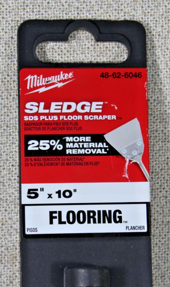 Milwaukee 48-62-6046 SDS-PLUS Sledge Floor Scraper 5″ x 10″