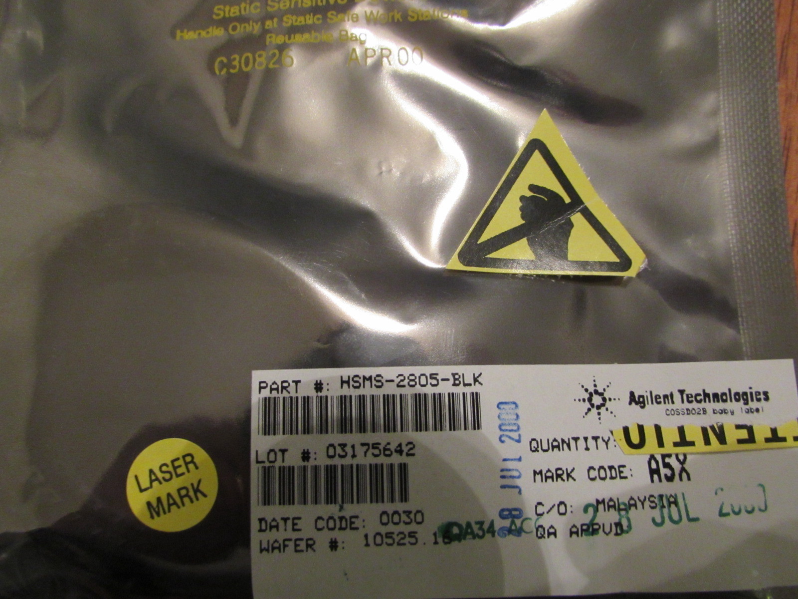 HSMS-2805 Agilent/HP/Avago Dual RF Schottky Barrier Diode SOT-143 25pc US SELLER