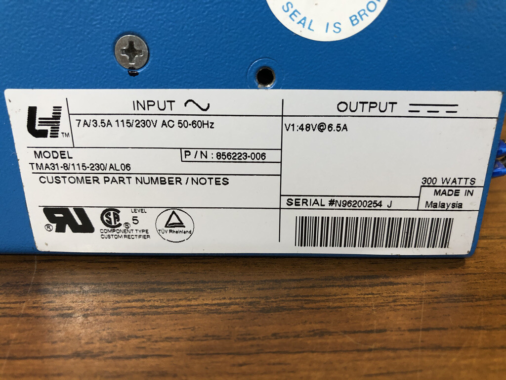Power Supply by LH RESEARCH Model# TMA31-8 115v-230v AC AL06 48V @6.5A 300 Watts