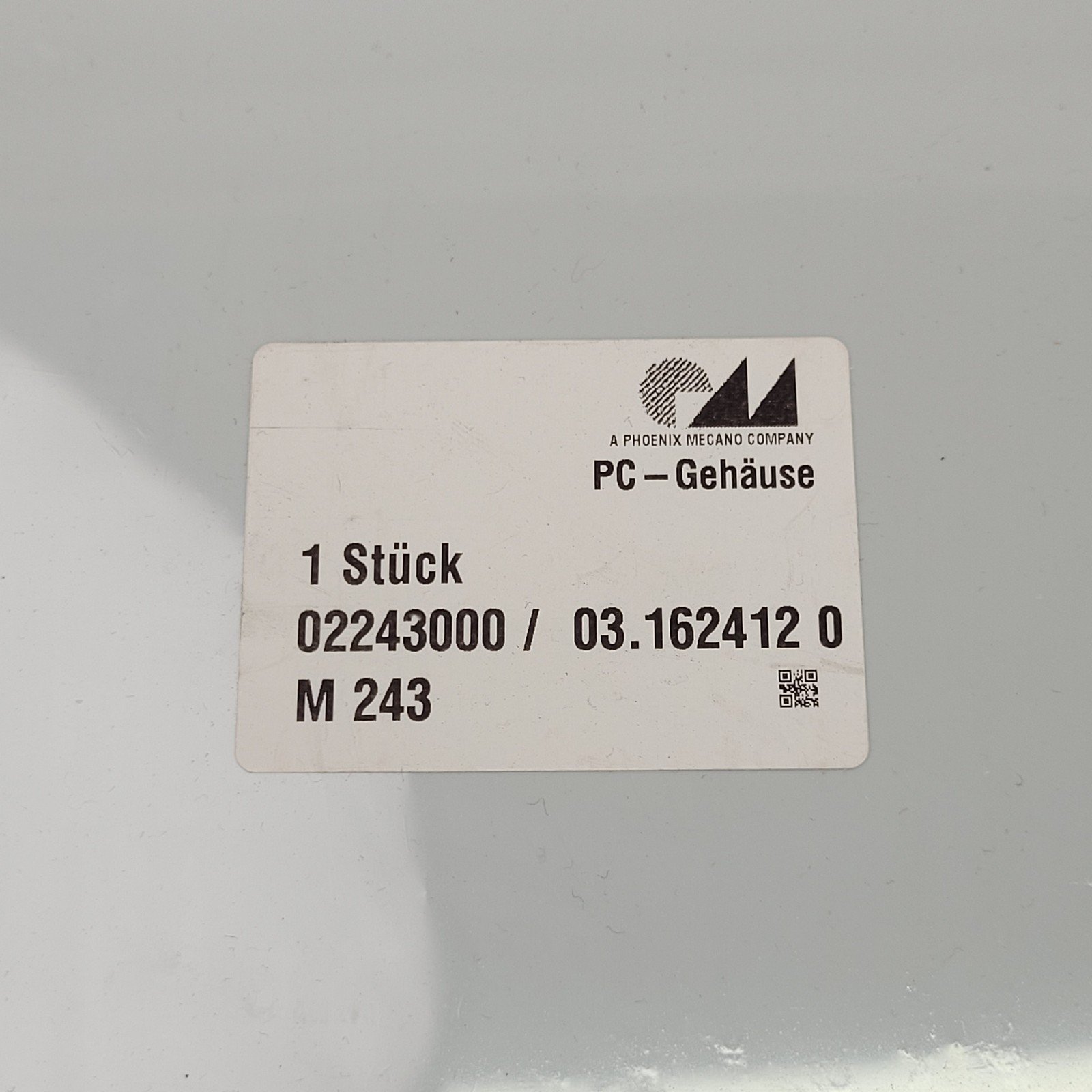 Phoenix Mecano Company 02243000 Enclosure 9-3/8In. X 6-1/2In. X 4-3/4In. – NEW