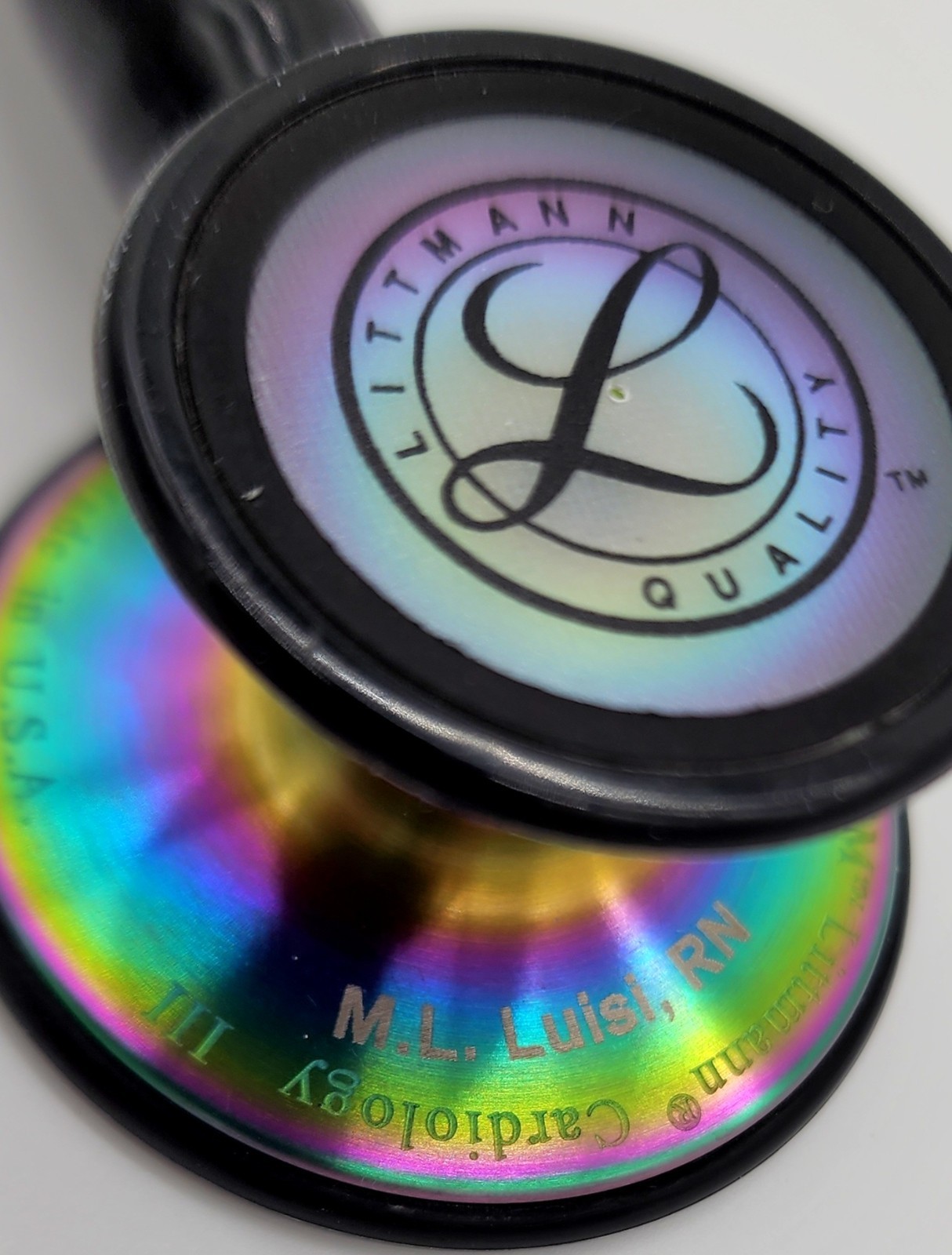 Authentic 3M Littmann Cardiology III Stethoscope – Rainbow Finish – Legacy Model