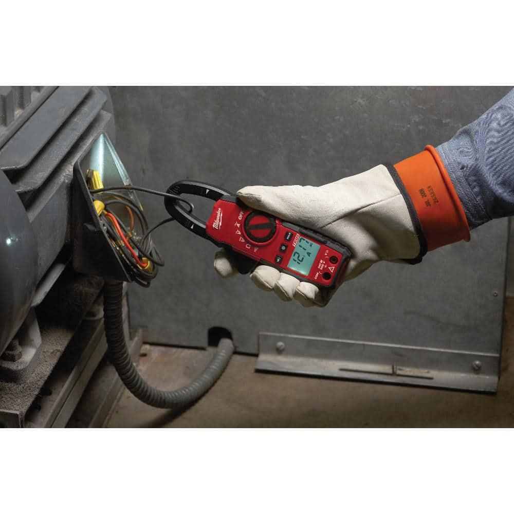 Milwaukee Clamp Meter Audible Alert+Auto Ranging+Backlit+Dual Voltage Indication