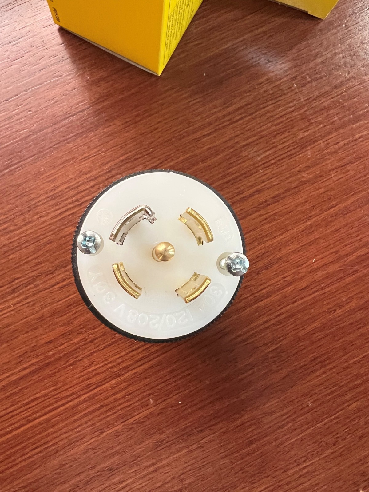 ( 2 PC LOT) Hubbell HBL2811 Twist Lock Plug, 120/208VAC 3ØY, 30A, NEMA L21-30P