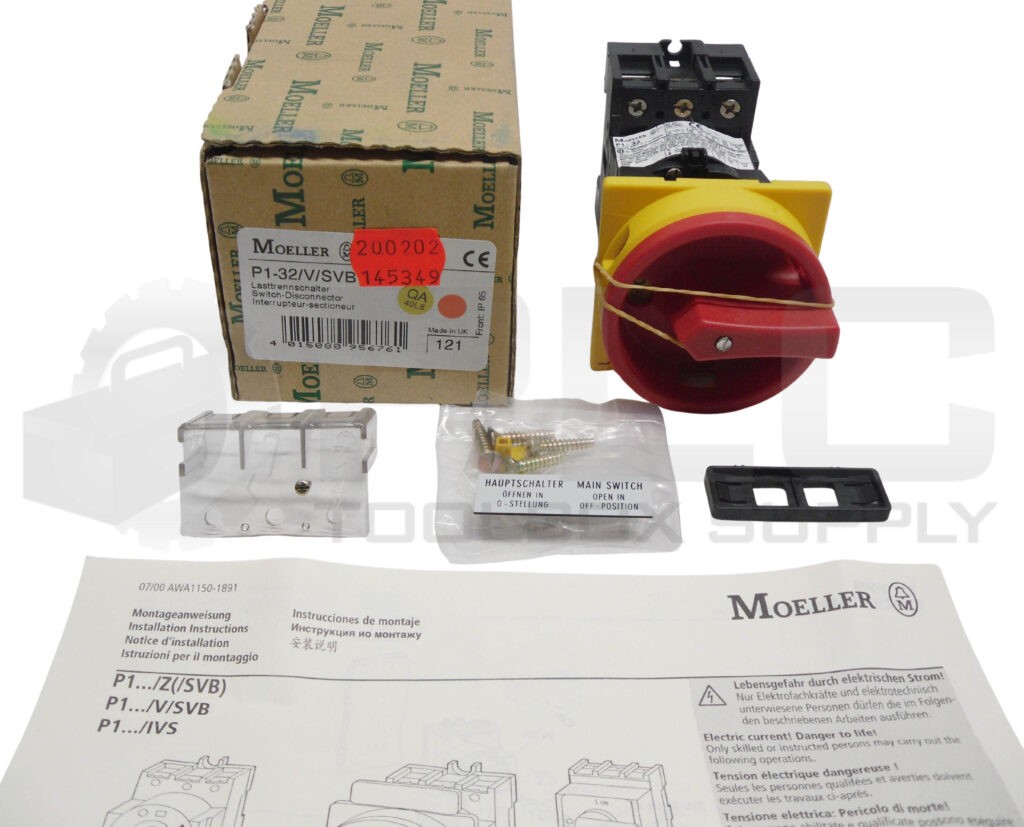 NEW MOELLER P1-32/V/SVB MAIN SWITCH-DISCONNECTOR 32A 690V