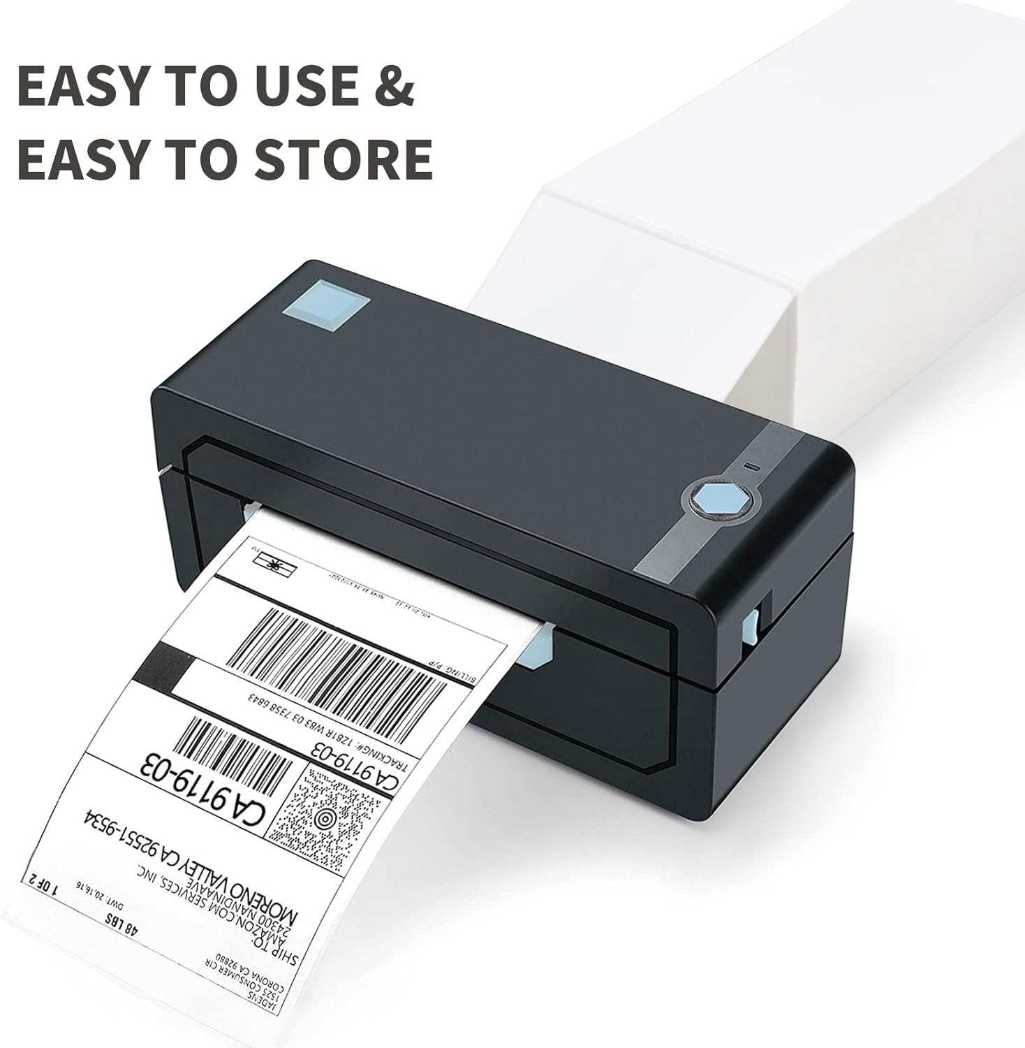 Dual Stack 1000 Count 4×6 Thermal Labels – Easy Separation & Strong Adhesive