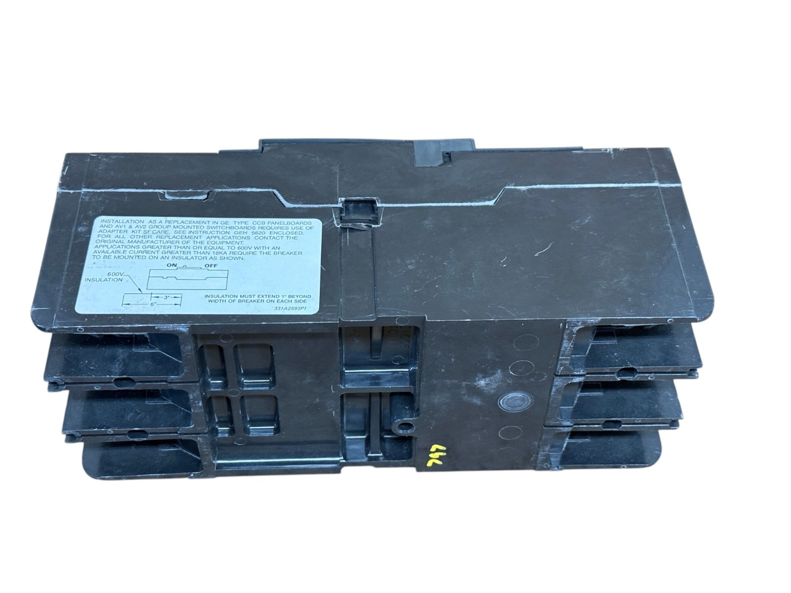 GE SFHA36AT0250 250A 3-PHASE 3-POLE 600V SPECTRA SFHA ELECTRONIC CIRCUIT BREAKER